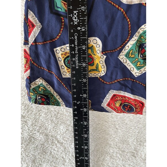 Spenser Jeremy Multicolor “family Crest” Silk Tank Size 4/US Small Classic - Picture 6 of 6